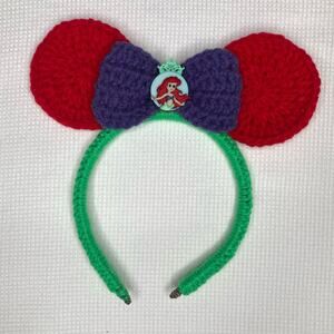 Creaciones Cayana Handmade Disney Little Mermaid Ariel Crochet Headband Ears